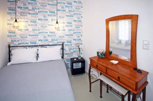 Bedroom_1, Acrothea-Apartments, Ormos Panagias